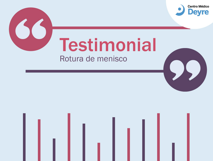 testimonial rotura de menisco